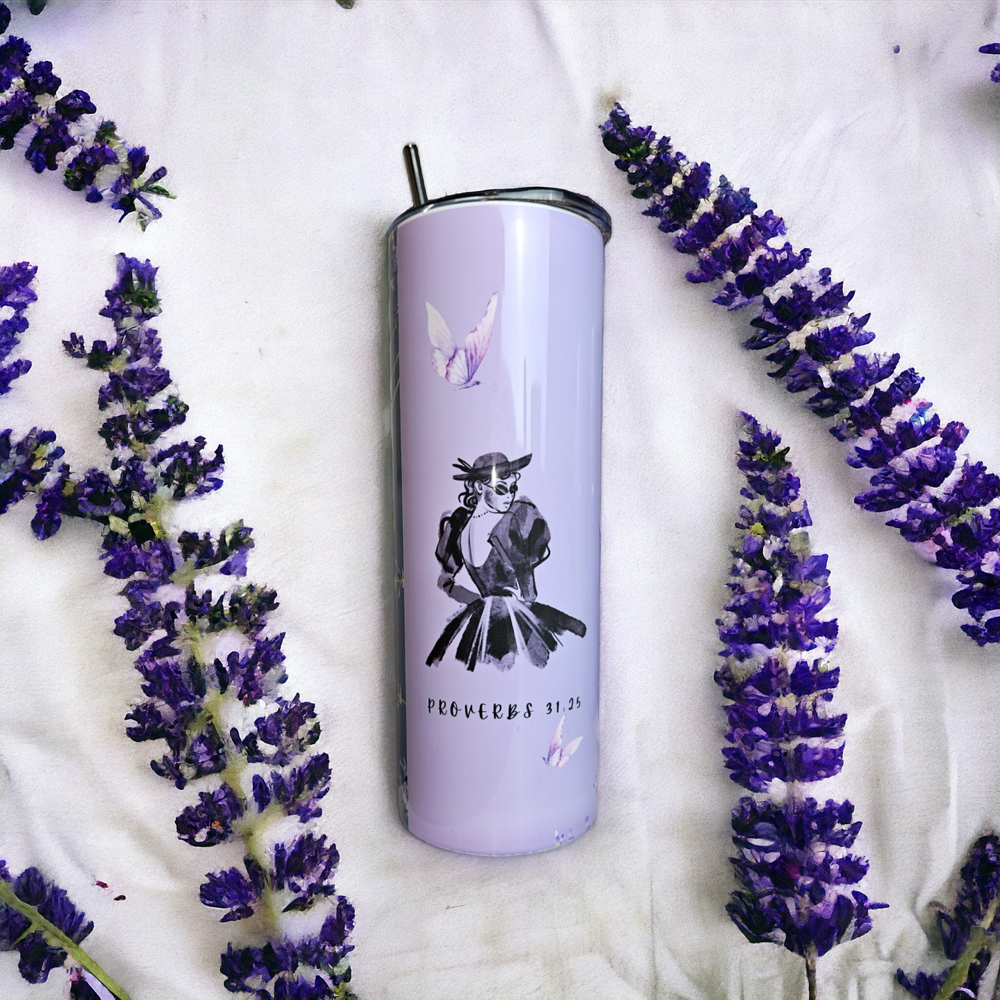 Purple Ombré Proverbs 31:25