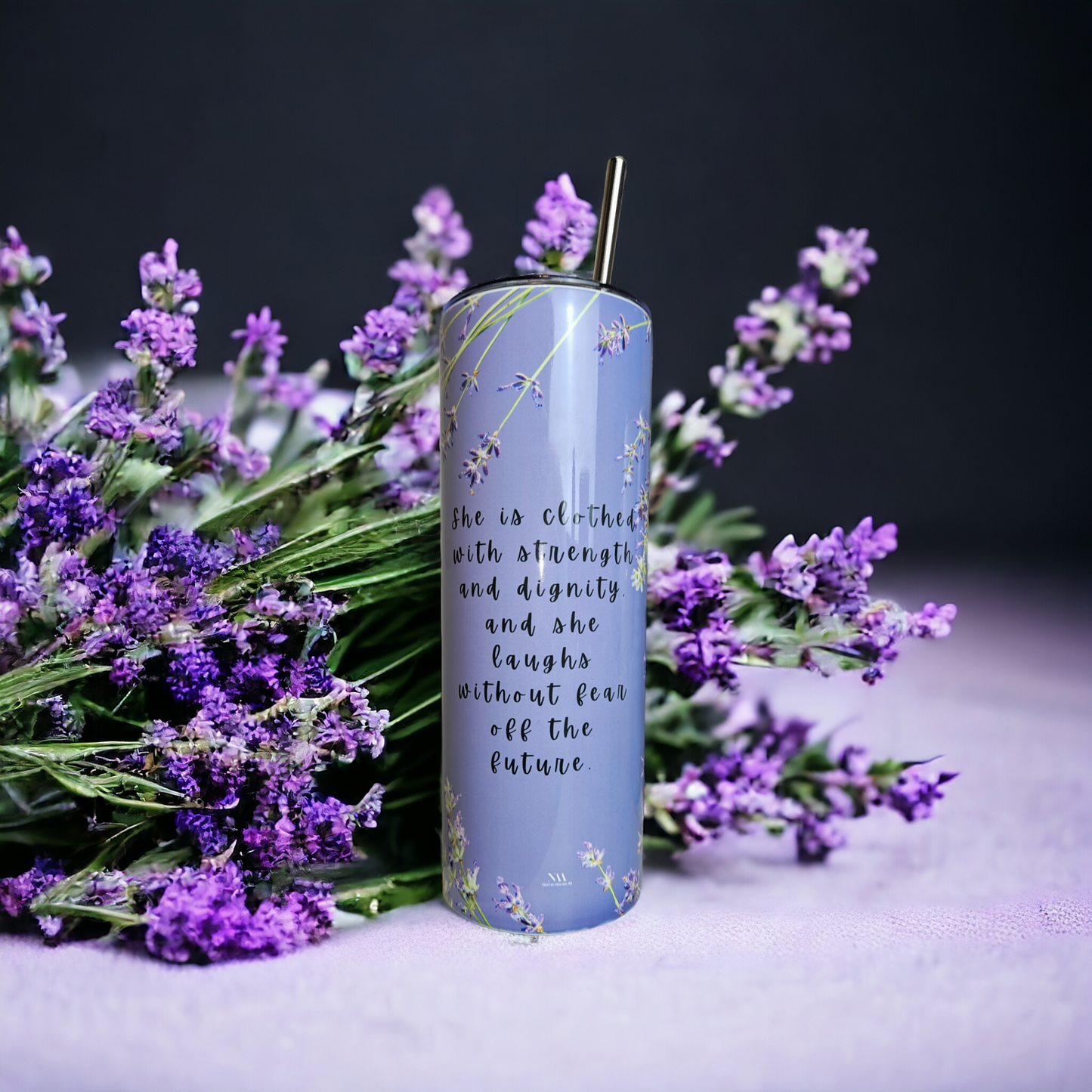 Purple Ombré Proverbs 31:25